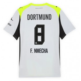 Pánské fotbalový oblečení Borussia Dortmund Felix Nmecha #8 Venkovní košile 2025-26 Krátkým Rukávem